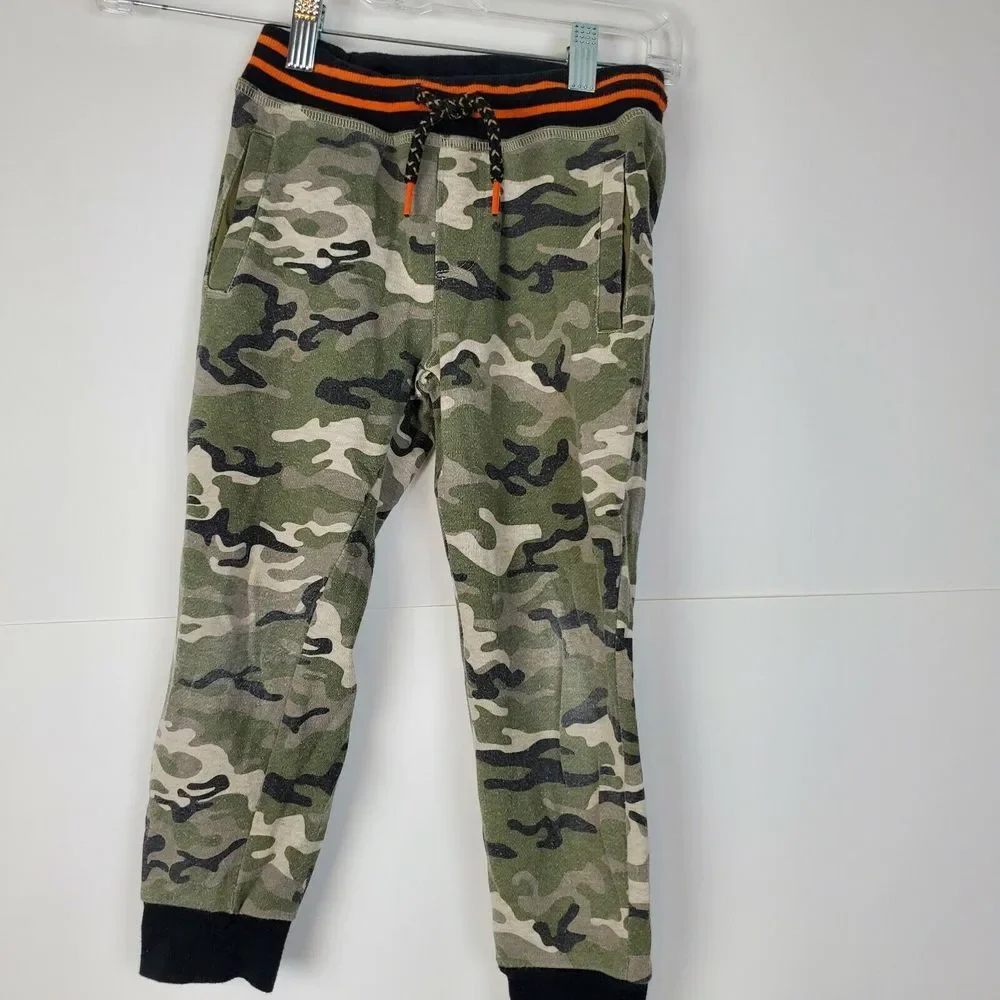 Epic Threads Boys Camouflage Cotton Sweatpants Size 5 Pull On